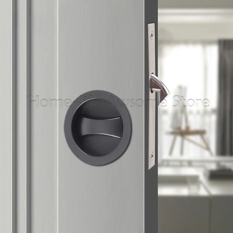 Zinc Furniture Hardware - قفل الباب المنزلق الحديث غير المرئي