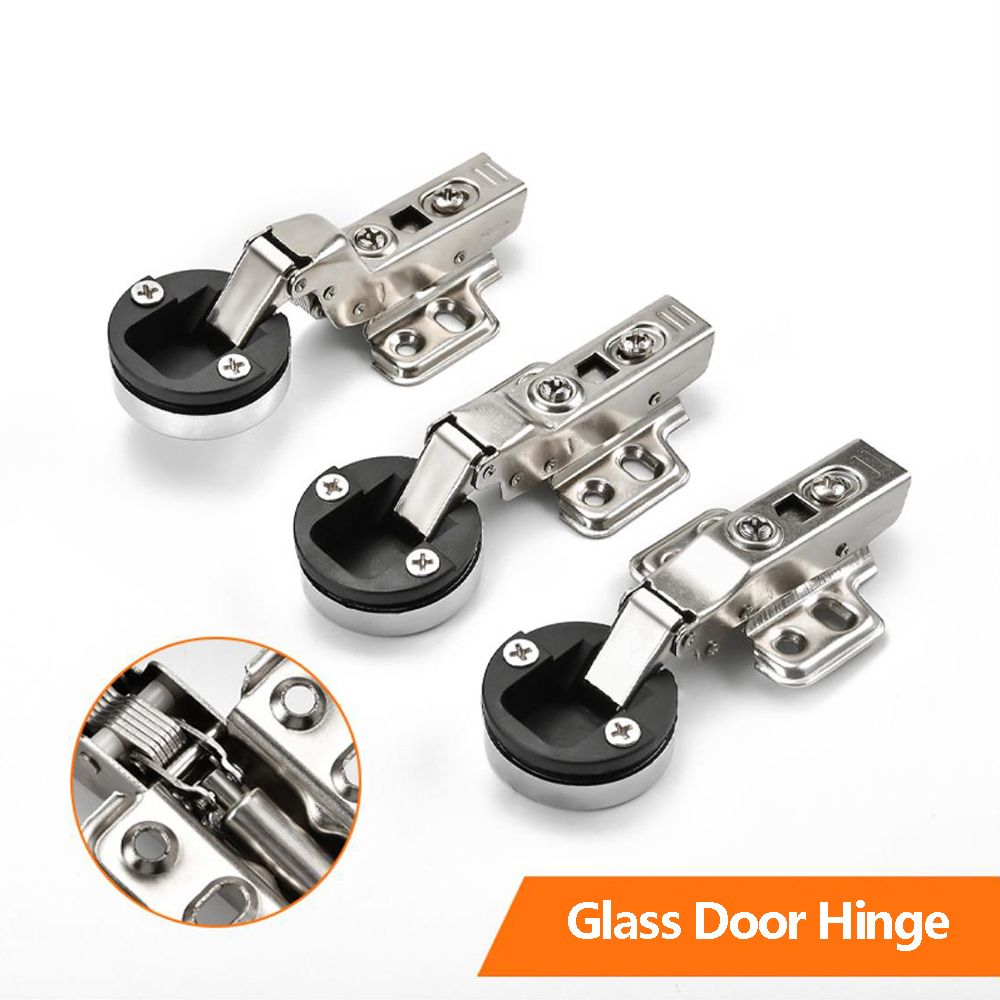 Furniture And Hardware Supplies - قطعتان من مفصلات الأبواب الزجاجية المفيدة