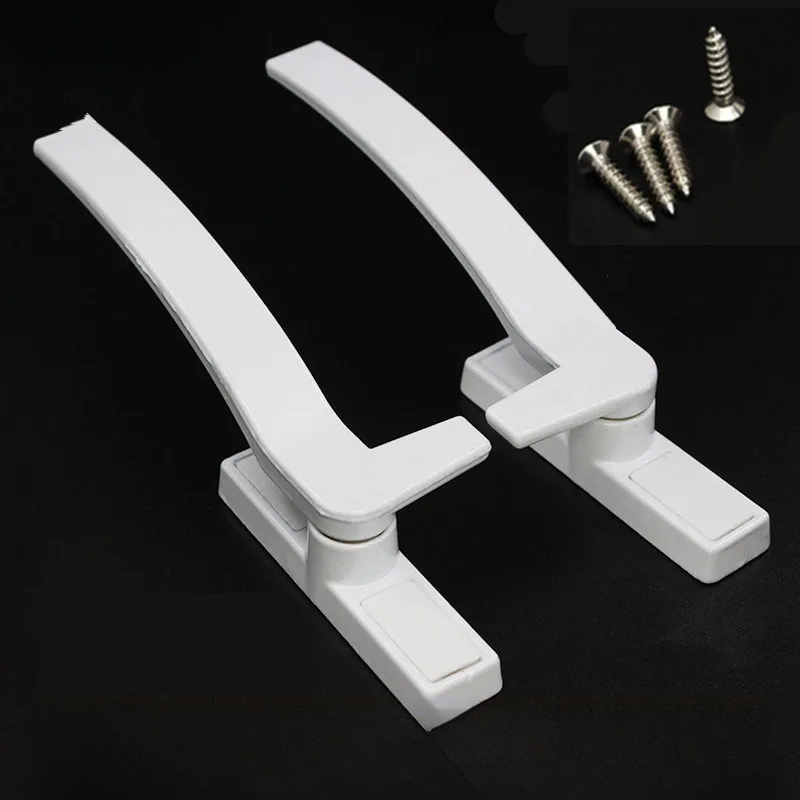 Zinc Furniture Hardware - اليد اليمنى اليسرى الأبيض استبدال مقابض