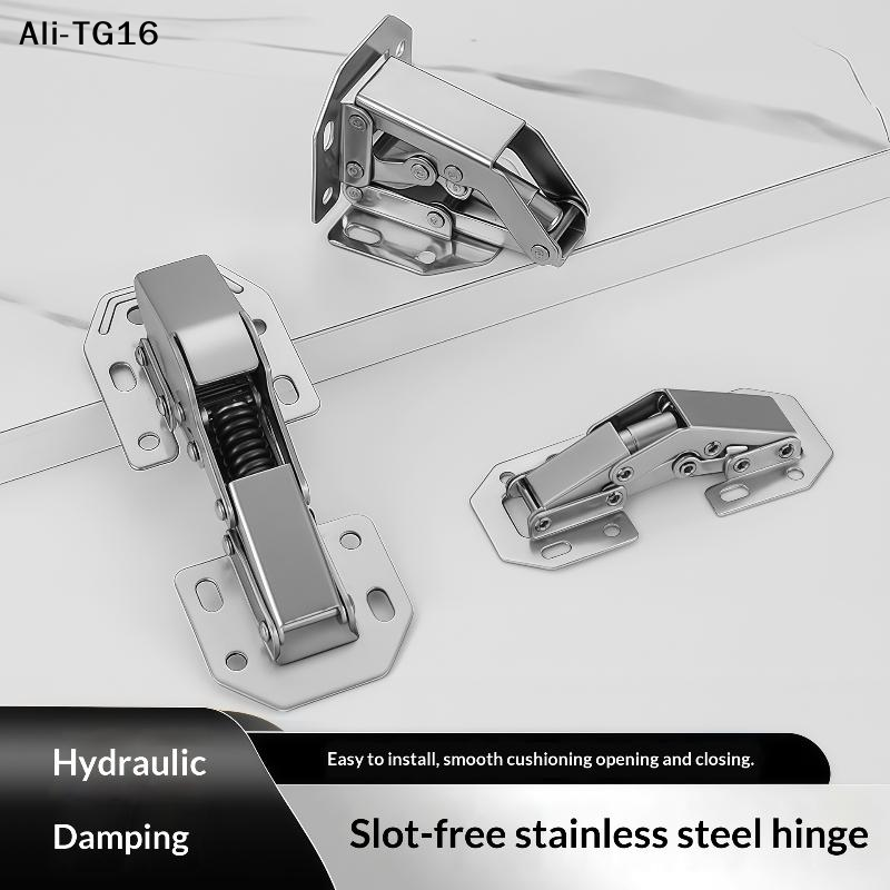 Furniture And Hardware Supplies - 【AY】2 قطعة مفصلات مخفية من الستانلس