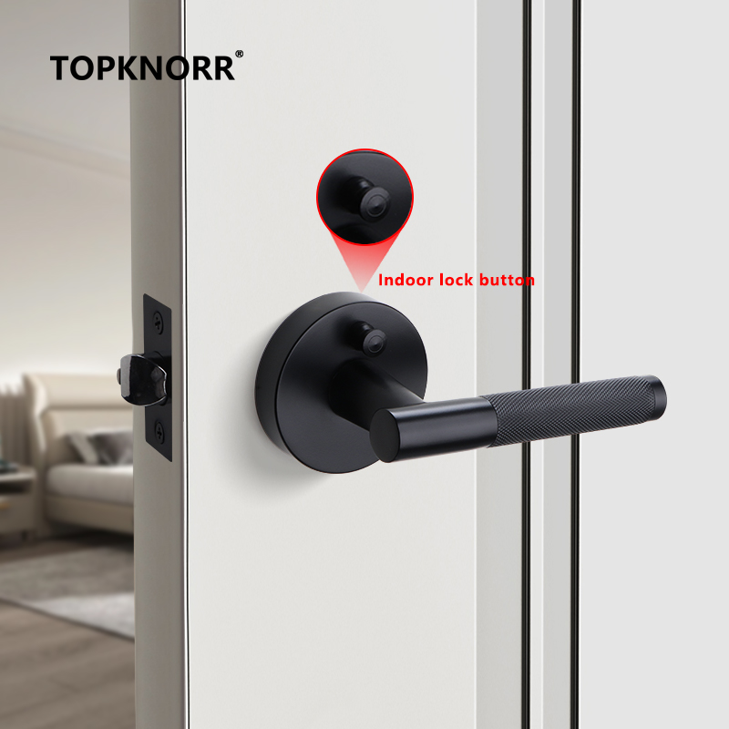 Zinc Furniture Hardware - قفل الحمام الكرة مرور قفل لسان