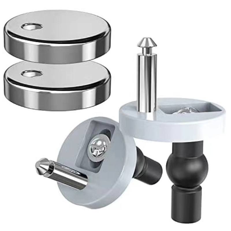 Furniture Hardware Replacement Parts - قطعتان من مفصلات مقعد المرحاض للتثبيت