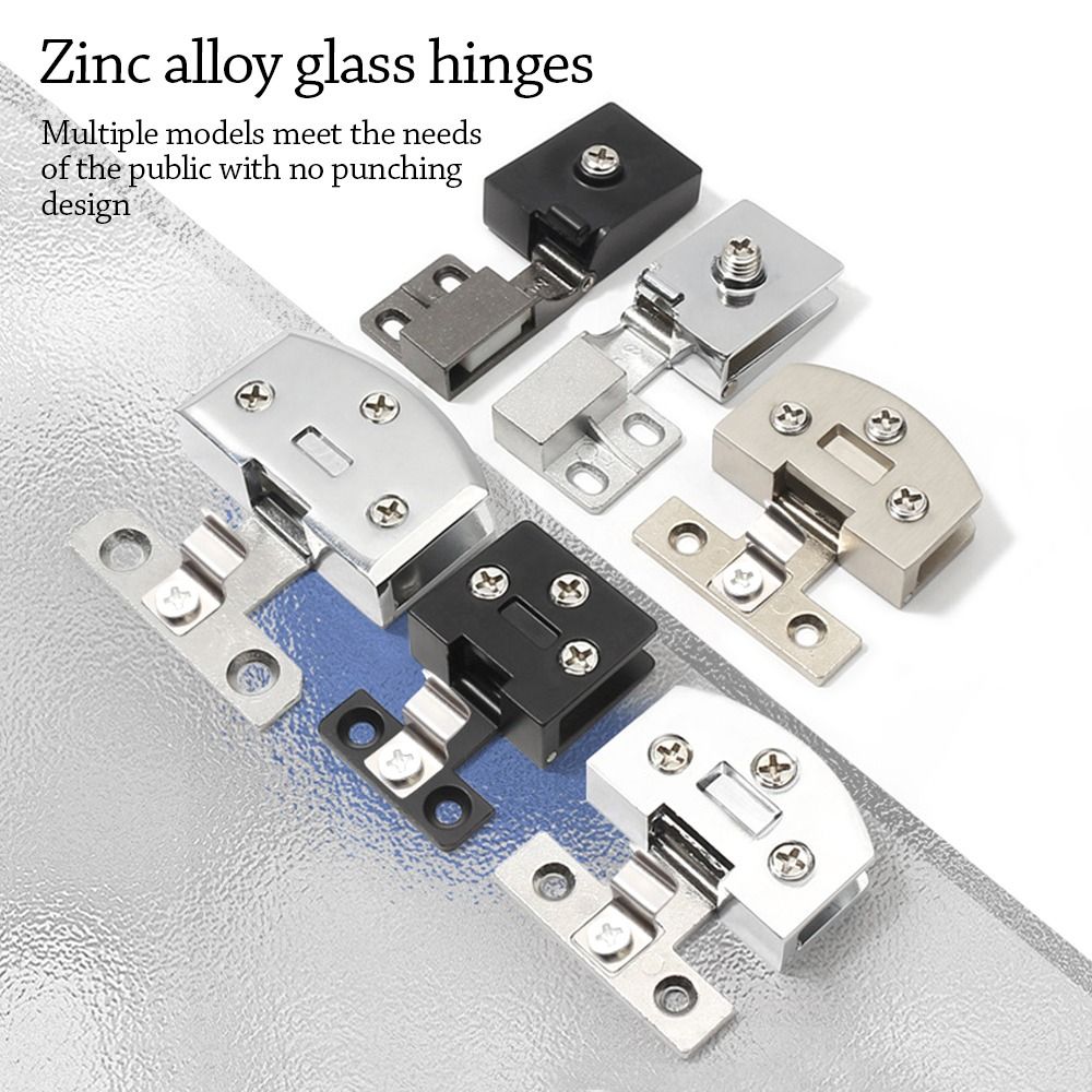 Zinc Furniture Hardware - مشبك باب زجاجي متعدد الوظائف ،