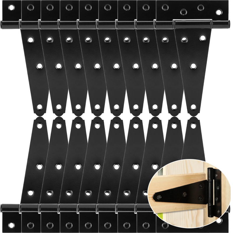 Furniture Hardware Black - الصلب T-شكل المفصلي الحديد الأسود مثلث
