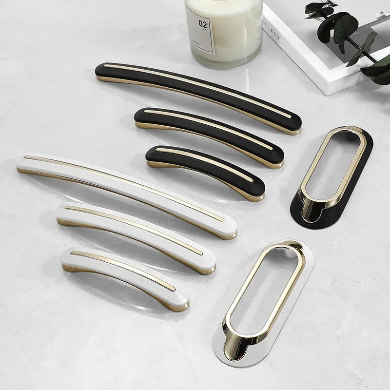 Zinc Furniture Hardware - مقابض خزائن وأدراج عصرية بسيطة من