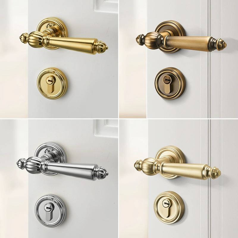 Zinc Furniture Hardware - مجموعة قفل الباب الصامت الفاخرة مع