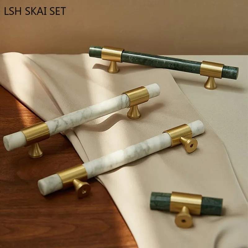 Furniture And Hardware Supplies - مقبض نحاسي من الرخام الاسكندنافي ،
