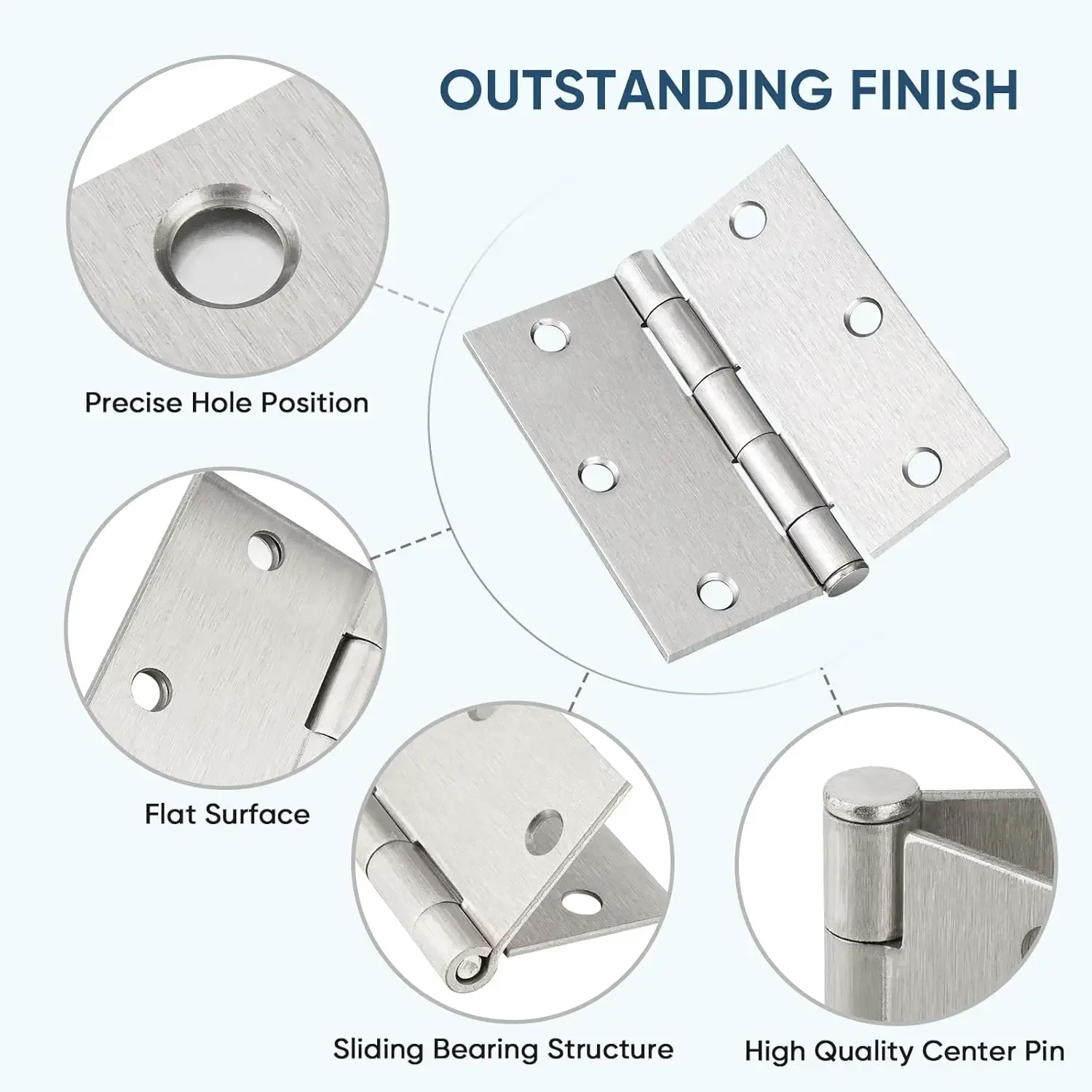 1-4 بوصة مفصلات الأبواب العالم - مراجعة Furniture Hardware Replacement Parts وسعره