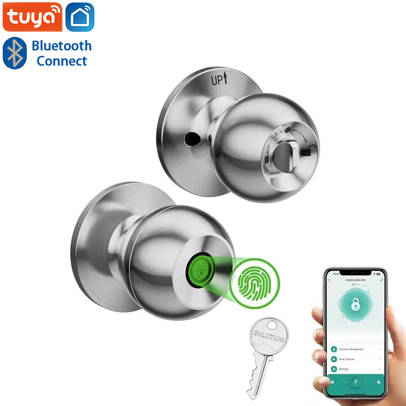 قفل باب ذكي للتحكم بتطبيق Tuya - مراجعة Zinc Furniture Hardware وسعره