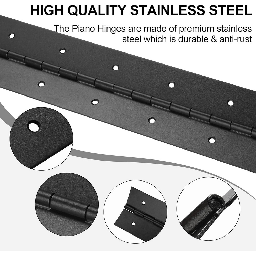 مفصلات بيانو سوداء مقاس 6-20 ب - مراجعة Furniture Hardware Replacement Parts وسعره