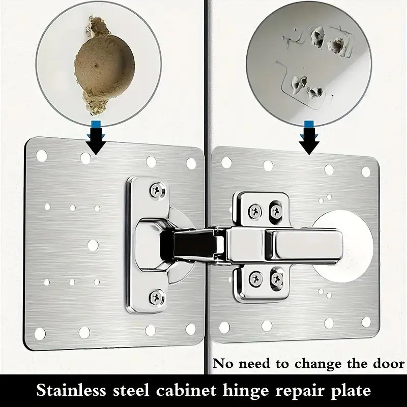 طقم لوحة إصلاح مفصلات أبواب ال - مراجعة Furniture Hardware Replacement Parts وسعره