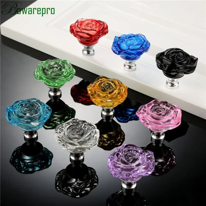 Bowarepro 50 مللي متر كريستال  - مراجعة Furniture Hardware Knobs وسعره