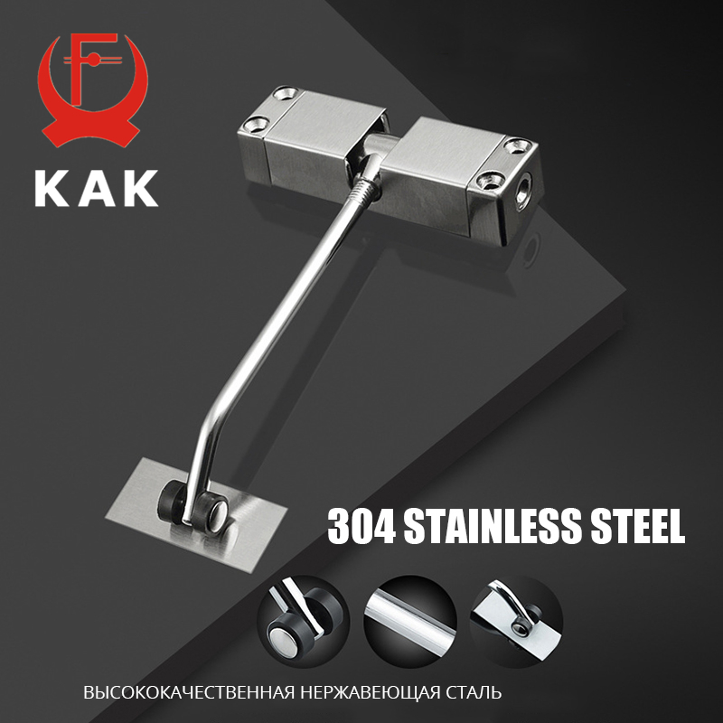 KAK-جهاز إغلاق باب أوتوماتيكي  - مراجعة Furniture Hardware Black وسعره