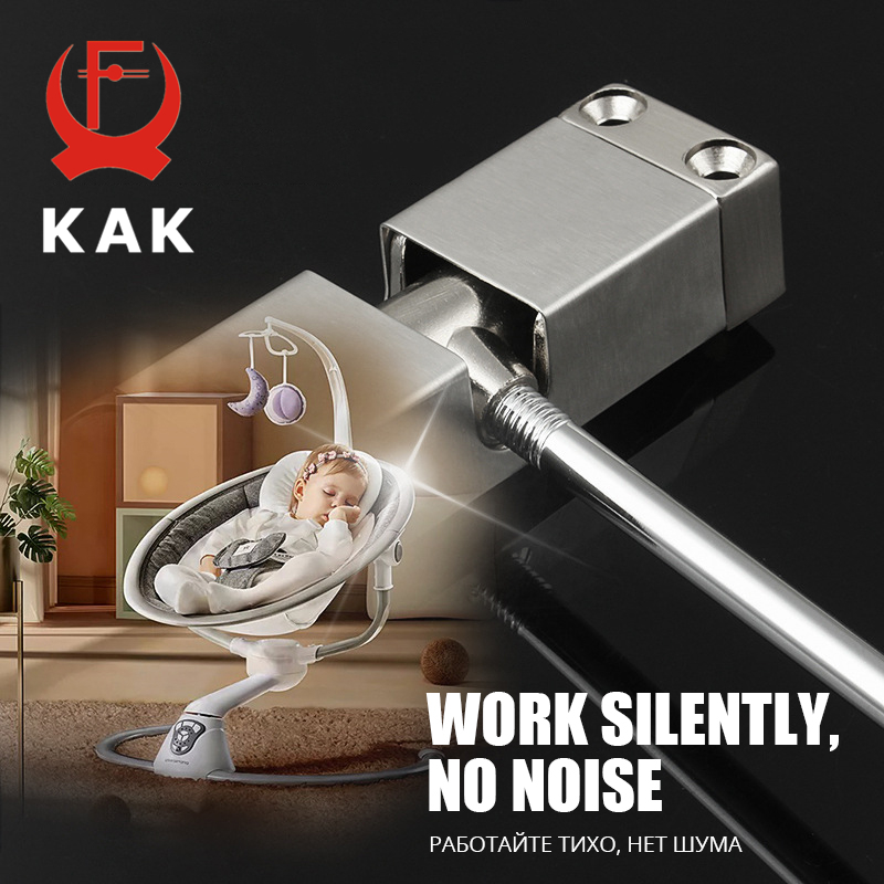 KAK-جهاز إغلاق باب أوتوماتيكي  - مراجعة Furniture Hardware Black وسعره