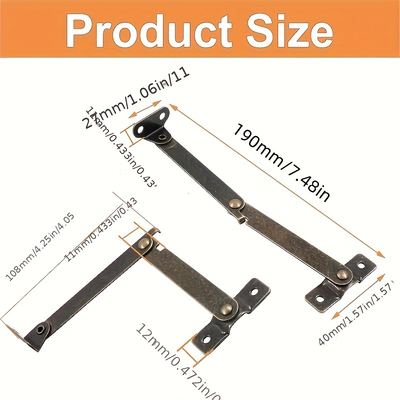 مجموعة من قطعتين من مفصلات دعم - مراجعة Furniture Hardware Replacement Parts وسعره