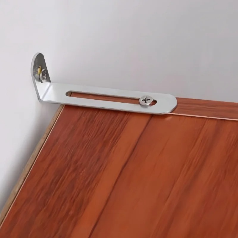 10 قطع من دعامات الزوايا القاب - مراجعة Furniture Hardware Black وسعره
