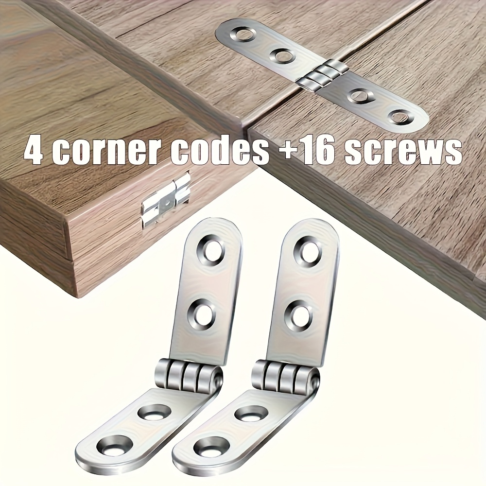 4 قطعة مفصلات رفرف قابلة للطي  - مراجعة Furniture Hardware Photos وسعره