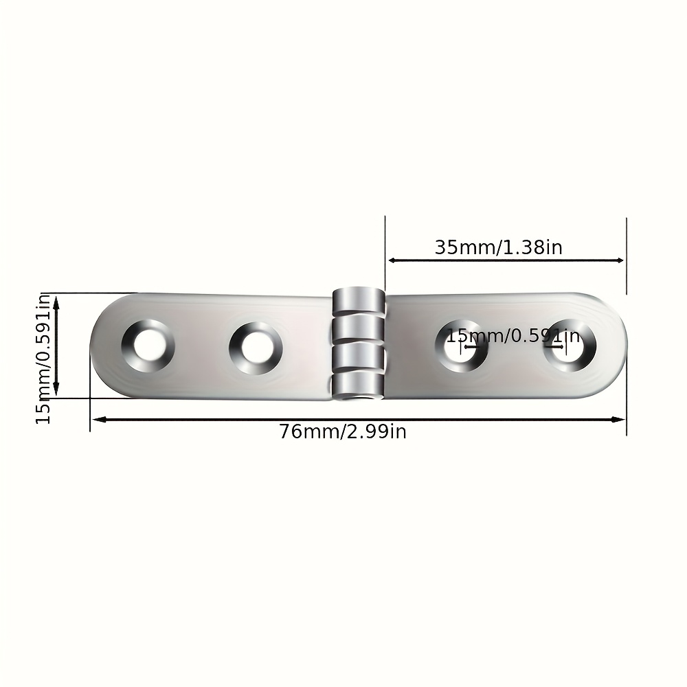4 قطعة مفصلات رفرف قابلة للطي  - مراجعة Furniture Hardware Photos وسعره