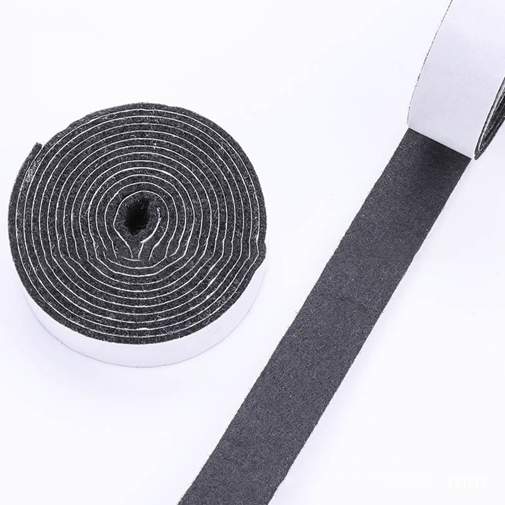 شريط لباد هادئ، لفة أثاث ذاتية - مراجعة Furniture Hardware Black وسعره