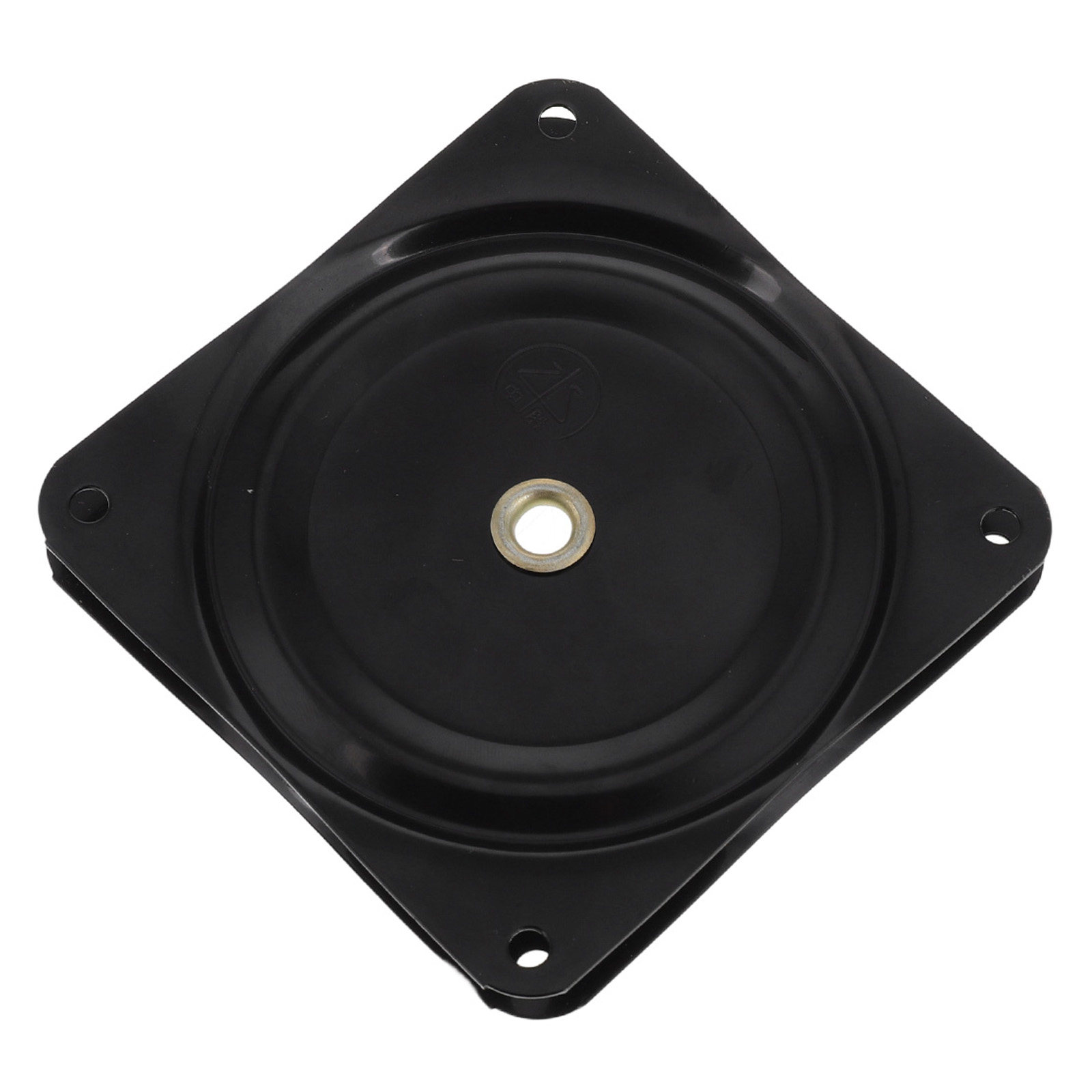 قاعدة دوارة سوداء صلبة بمحامل  - مراجعة Furniture Hardware Black وسعره