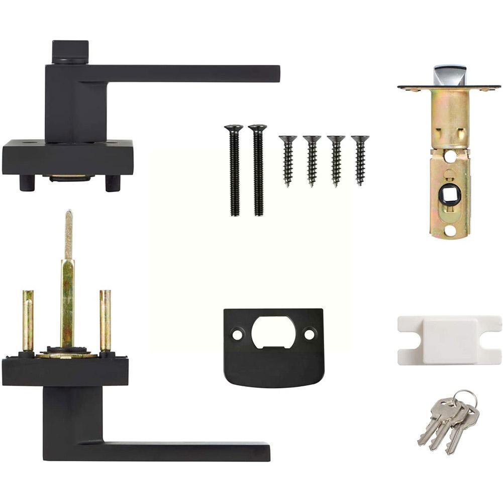 مقبض الباب الأسود مقبض الباب ق - مراجعة Zinc Furniture Hardware وسعره