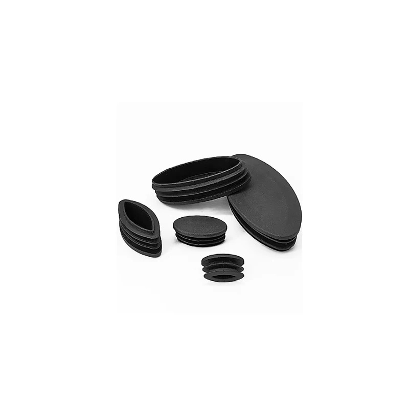 غطاء أنبوبي بلاستيكي أسود على  - مراجعة Furniture Hardware Black وسعره