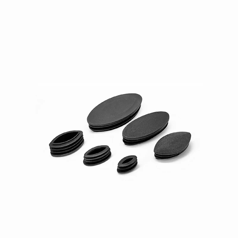 غطاء أنبوبي بلاستيكي أسود على  - مراجعة Furniture Hardware Black وسعره