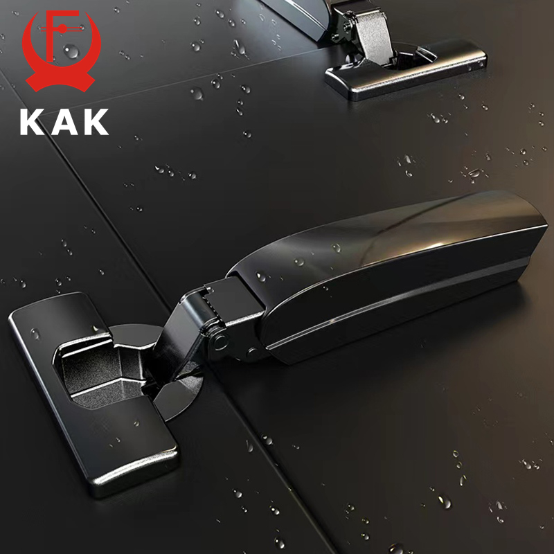 KAK 2 قطعة مفصلات المطبخ الهيد - مراجعة Furniture Hardware Black وسعره