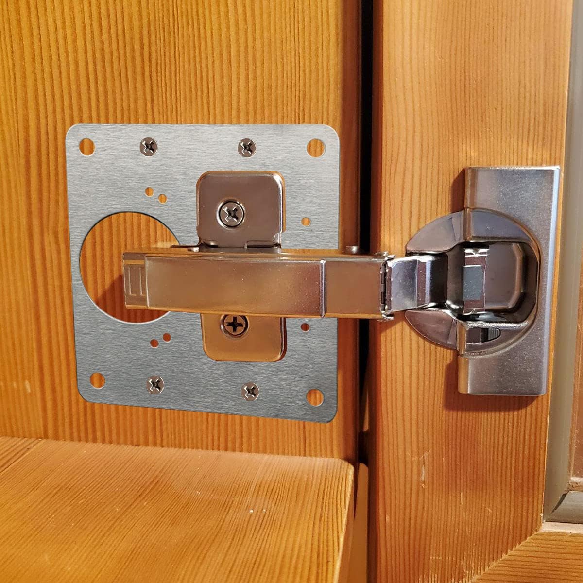 لوحة إصلاح مفصلات أبواب الخزائ - مراجعة Furniture Hardware Replacement Parts وسعره
