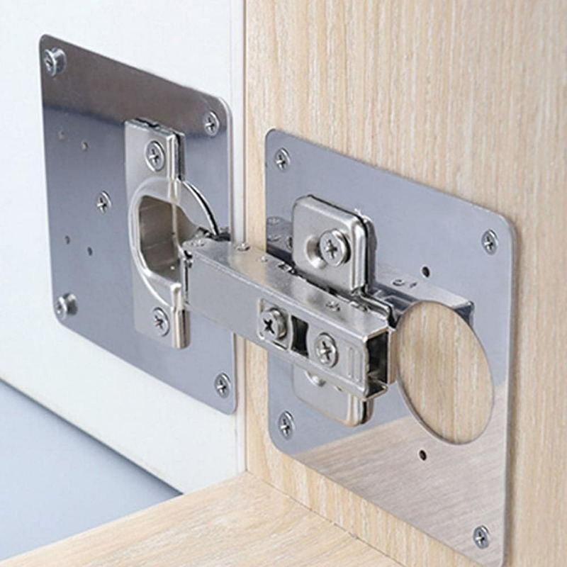 لوحة إصلاح مفصلات أبواب الخزائ - مراجعة Furniture Hardware Replacement Parts وسعره