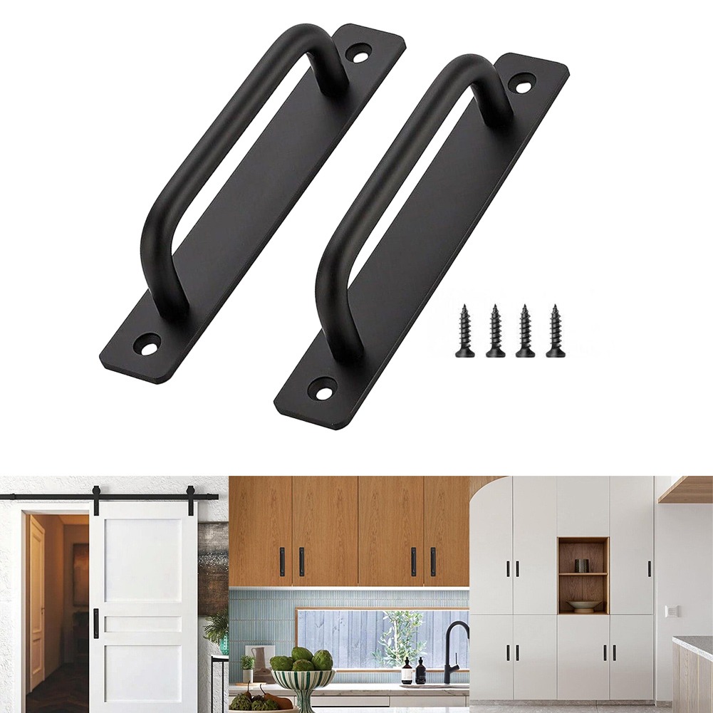 2 قطعة مقابض سحب الباب سبائك ا - مراجعة Furniture Hardware Black وسعره