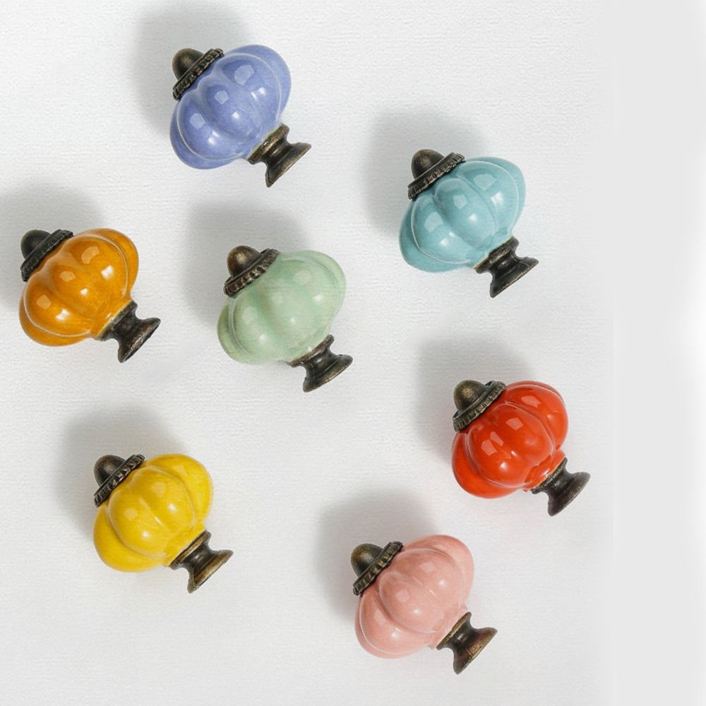 مقبض خزائن سيراميك بسيط بفتحة  - مراجعة Furniture Hardware Knobs وسعره