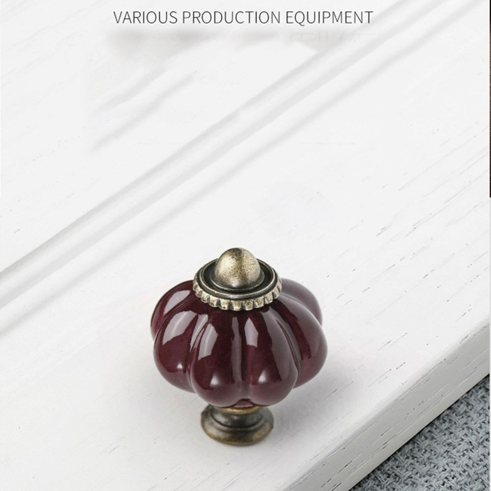 مقبض خزائن سيراميك بسيط بفتحة  - مراجعة Furniture Hardware Knobs وسعره